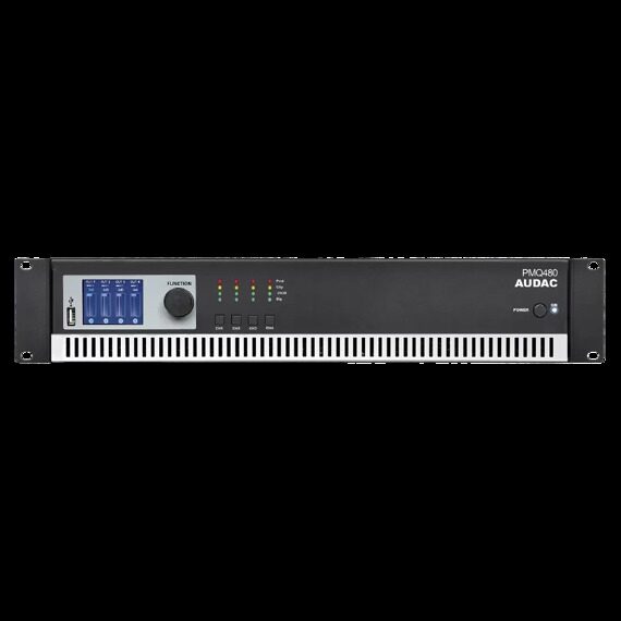 AUDAC  PMQ480     Четырехканальный трансляционный усилитель с DSP